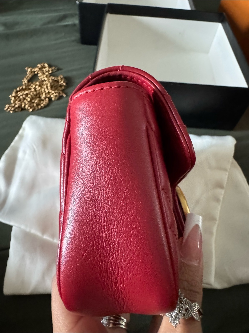 Gucci Red GG Mini - Picture 2 of 11
